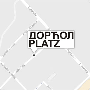 Mapa lokacije Dorćol Platz